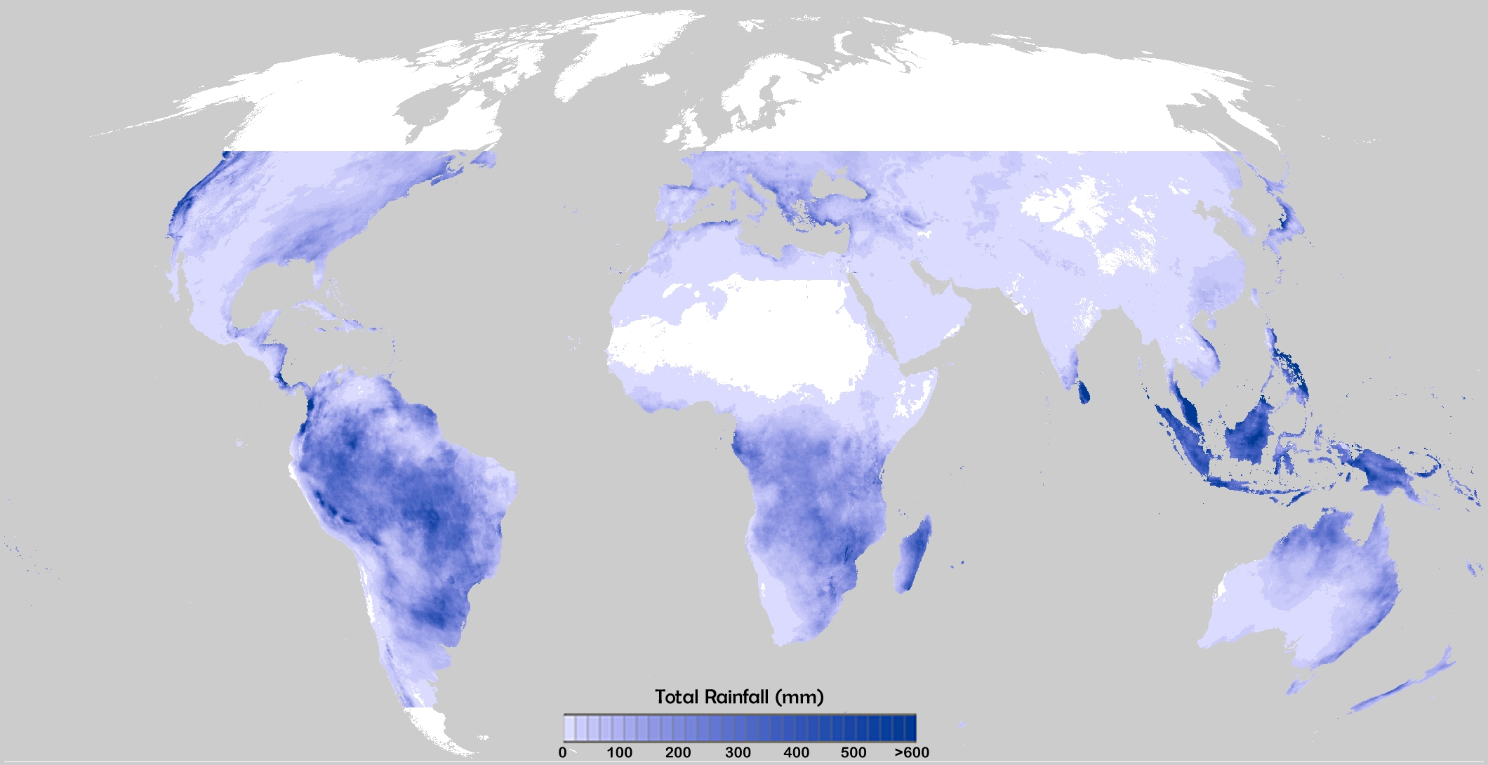 Total rainfall CHIRPS